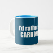 コロラド州カーンデールに行きたい ツートーンマグカップ (正面左)