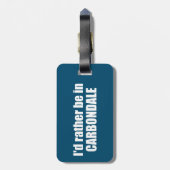 コロラド州カーンデールに行きたい ラゲッジタグ (裏面縦)