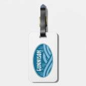 コロラド州ガニソンアウトドア ラゲッジタグ (裏面縦)