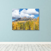 コロラド州ガンニソン国有林 キャンバスプリント (インサイチュ (ウッドフロア))