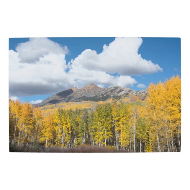 コロラド州ガンニソン国有林 メタルプリント (正面)
