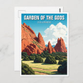 コロラド州ガーデン・オブ・ザ・ゴッズ旅行 ポストカード (正面/裏面)