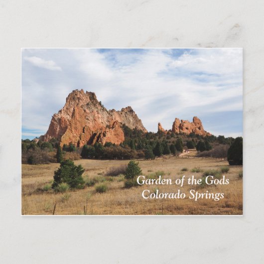 コロラド州ガーデン・オブ・ザ・ゴッズ春 ポストカード (正面)