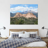 コロラド州ガーデン・オブ・ザ・ゴッズ キャンバスプリント (インサイチュ (寝室))