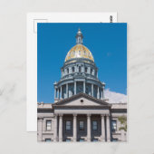 コロラド州キャピトルドームアンドポルティコ ポストカード (正面/裏面)