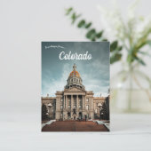 コロラド州キャピトル建物デンバーコロラド ポストカード (スタンド正面)