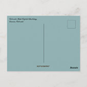 コロラド州キャピトル建物デンバーコロラド ポストカード (裏面)