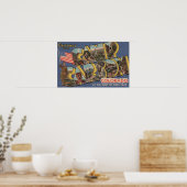 コロラド州キャンプカーソン – Pikes Peak ポスター (キッチン)