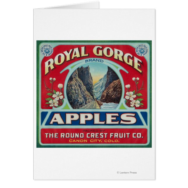 コロラド州キヤノンシティ王室の- Gorge Apple Label (正面)
