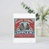 コロラド州キヤノンシティ王室の- Gorge Apple Label ポストカード (スタンド正面)