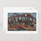 コロラド州キヤノン市 – ラージ・レター・シーン ポストカード (正面/裏面)