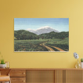 コロラド州キュチャラ – ピークのスペインの眺め キャンバスプリント (インサイチュ (リビング))