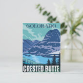 コロラド州クリステッドビュッテ山脈 ポストカード (スタンド正面)