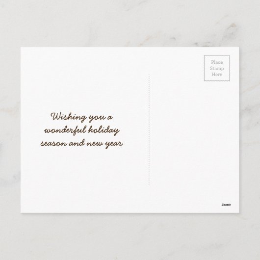 コロラド州クリスマスホリデーグリーティング シーズンポストカード (裏面)