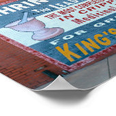 コロラド州クリップル・クリークのドルギスト・ムラル・アド ポスター (角)