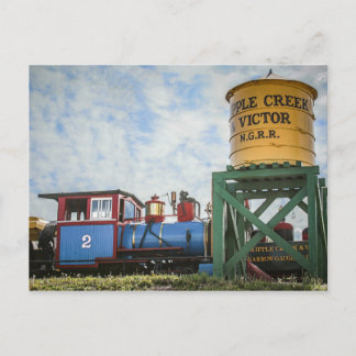 コロラド州クリップル・クリークのナローゲージ・トレイン ポストカード