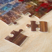 コロラド州クレステッドビュートの冬のワンダーランド ジグソーパズル (側面)