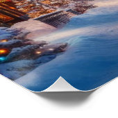 コロラド州クレステッドビュートの冬のワンダーランド ポスター (コーナー)