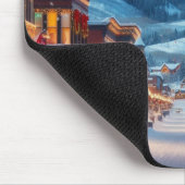 コロラド州クレステッドビュートの冬のワンダーランド マウスパッド (コーナー)