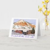 コロラド州クレステッドビュート カード (黄色い花)