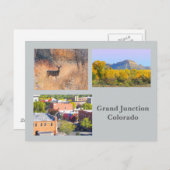 コロラド州グランドジャンクションテンプレート旅行はがき ポストカード (正面/裏面)
