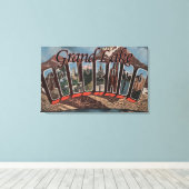 コロラド州グランドレイク – Large Letter Scenes キャンバスプリント (インサイチュ (ウッドフロア))