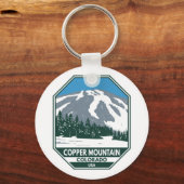 コロラド州コッパー・マウンテンスキーエリア キーホルダー (正面)