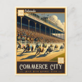 コロラド州コマースシティ |ヴィンテージはがき ポストカード (正面)