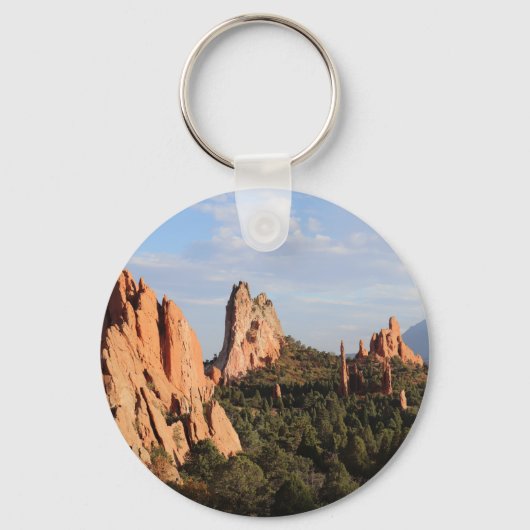 コロラド州コロラド州コロラド州春の庭 キーホルダー (正面)