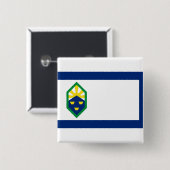 コロラド州コロラド春国旗 缶バッジ (正面&裏面)