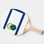 コロラド州コロラド春州旗 卓球ラケット (横)