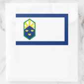 コロラド州コロラド春州旗 長方形シール (バッグ)