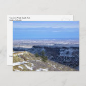 コロラド州ゴールデンにあるウィンディ・サドル・パークから眺める ポストカード (正面/裏面)