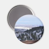 コロラド州ゴールデンにあるウィンディ・サドル・パークから眺める マグネット (正面/裏面)