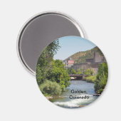 コロラド州ゴールデンにあるコールズブルワリー マグネット (正面/裏面)