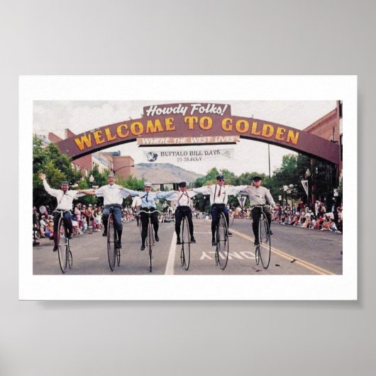 コロラド州ゴールデンにホイールマン ポスター (正面)