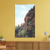 コロラド州ゴールデン – ルックアウトマウンテンズビュー キャンバスプリント (インサイチュ (リビング))