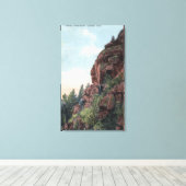 コロラド州ゴールデン – ルックアウトマウンテンズビュー キャンバスプリント (インサイチュ (ウッドフロア))