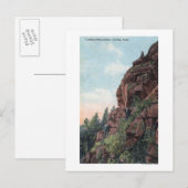 コロラド州ゴールデン – ルックアウトマウンテンズビュー ポストカード (正面/裏面)