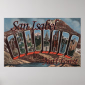 コロラド州サンイザベルナトルフォレスト ポスター (正面)