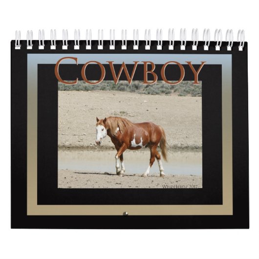 コロラド州サンドウォッシュベイスンの野生の馬 カレンダー (カバー)