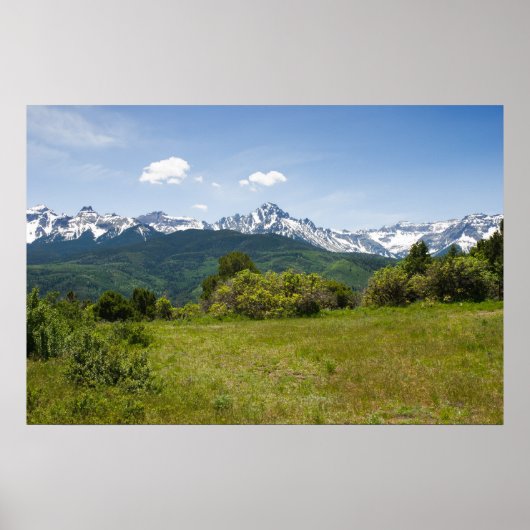 コロラド州サンフアン山脈の夏 ポスター (正面)