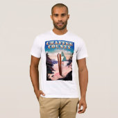 コロラド州シャフィー郡のスキーポスター Tシャツ (正面フル)