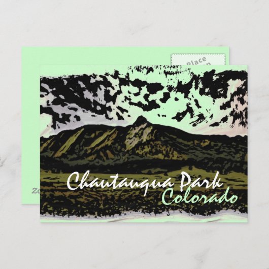 コロラド州ショータウクアパークポストカード ポストカード (正面/裏面)