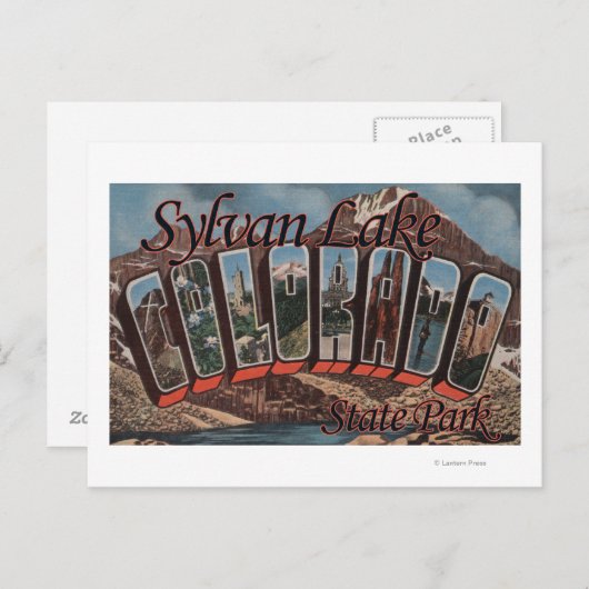 コロラド州シルバンレイク州パーク ポストカード (正面/裏面)