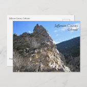 コロラド州ジェファーソン郡のトレイル ポストカード (正面/裏面)