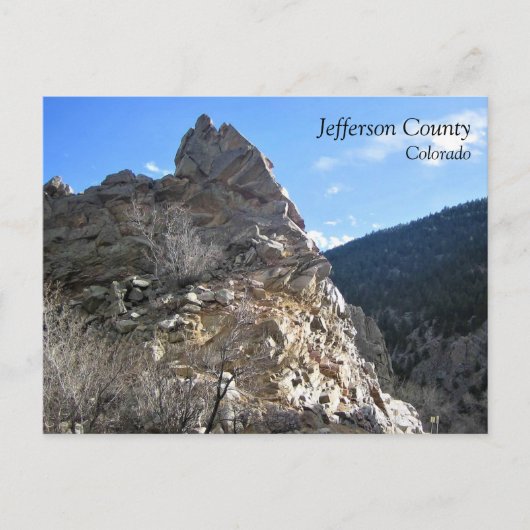 コロラド州ジェファーソン郡のトレイル ポストカード (正面)