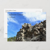 コロラド州ジェファーソン郡のトレイル ポストカード (正面/裏面)