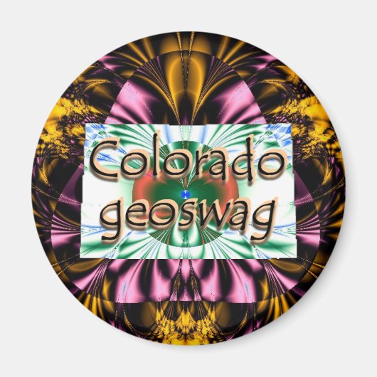 コロラド州ジオカッチングサプライ磁石ジオスワグ マグネット (正面)