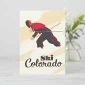 コロラド州スキー旅行ポスター セーブザデート (スタンド正面)